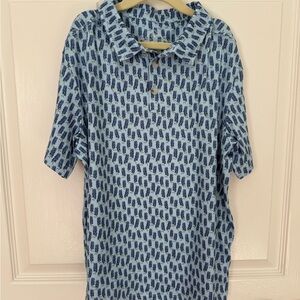 Burlebo blue bonnet polo youth XL 14/16